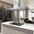 Coifa Retangular Ilha Fogatti 120cm Inox