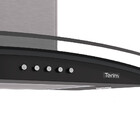 Coifa Terim De Parede Clean Vidro Curvo Black Kroma 70cm