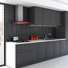 Coifa Terim De Parede Clean Vidro Curvo Vermelha Kroma 60cm