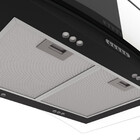 Coifa Terim Ilha Teto Vidro Curvo Black 90 Cm