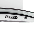 Coifa Terim Ilha Teto Vidro Curvo Branca 90 Cm