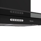 Coifa Terim Ilha Teto Vidro Reto Black 90 Cm