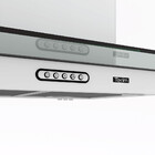 Coifa Terim Ilha Teto Vidro Reto Branca 60 Cm