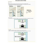 Coifa Vidro Reto Parede Inox 70cm-5 Bocas Terim