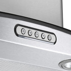 Coifa Vidro Reto Parede Inox 75cm-5 Bocas Terim