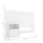 Cojunto Cabeceira E Guarda Roupa Nina Branco