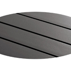 Cojunto De 01 Mesa De Alumínio Ripada Ø1 60mt + 06 Cadeiras -