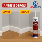 Cola Bisnaga 400 G Hd Flex – Fixador De Rodapé Mdf, Madeira E