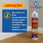 Cola Bisnaga 400 G Hd Flex – Fixador De Rodapé Mdf, Madeira E