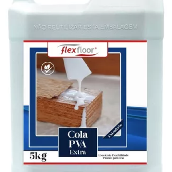 Cola Branca Pva Extra Flexfloor 5kg