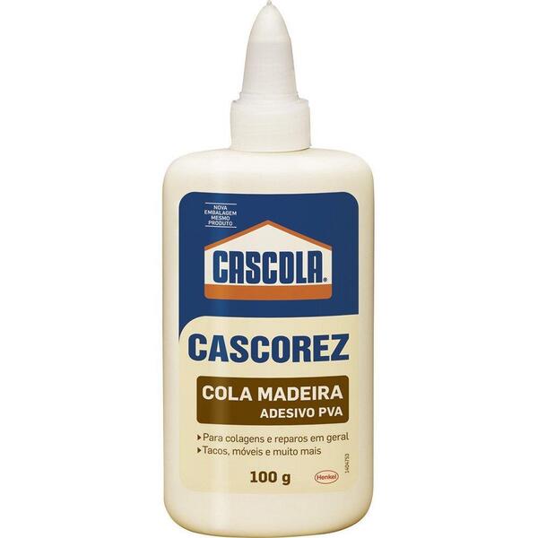 Cola Cascorez P/ Madeira 100g Emb. C/ 12 Un. - Cascola