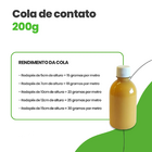 Cola De Contato 200g Para Boiseries/ripados/rodapés/multiuso