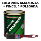 Cola De Contato Sapateiro 200g Amazonas + Pincel P/ Aplicar