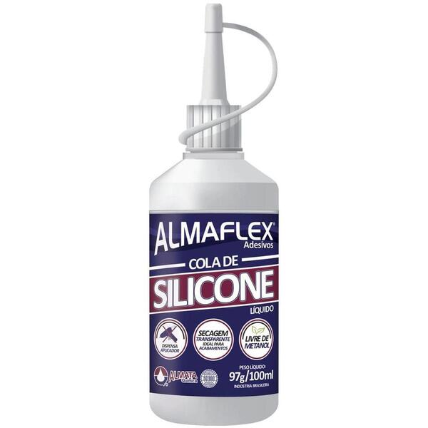 Cola De Silicone Almaflex 100ml/97g - Almaflex