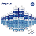 Cola Fixa Tudo MS35 Selante Branco Adesivo Aracon Kit 10 Uni