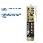 Cola Fixa Tudo Silicone Branco Adesivo 400g Metais Concreto V