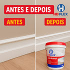 Cola Hd Flex 1 Kg – Adesivo Impermeável Para Rodapés Mdf E Eps