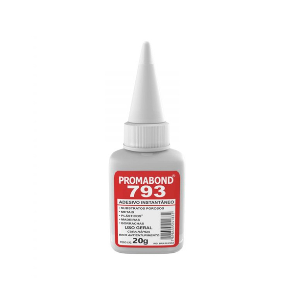 Cola Instantânea 793 20g - Bico Antientupimento Permabond