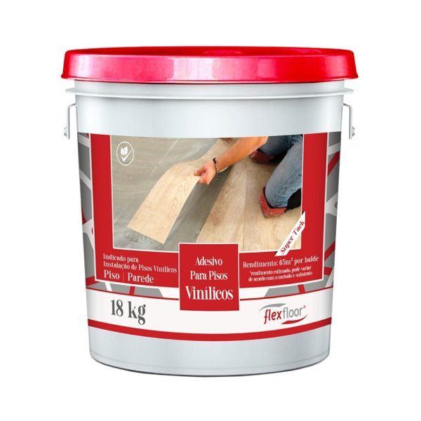 Cola para Piso Vinílico Super Tack Flexfloor Adesivo Acrílico
