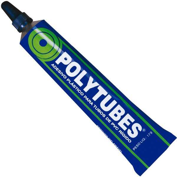 Cola Para Pvc Polytubes Bisnaga Com 17 Gramas
