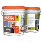 Cola Plástica Para Rodapés Branca 5 kg Gart
