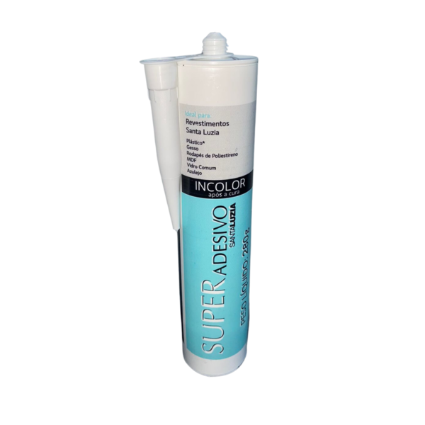 Cola Rodape Super Adesivo Incolor 280g Santa Luzia