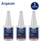 Cola Uni Bond Adesivo Instantâneo 793 20g Kit 3 Unidades Arga