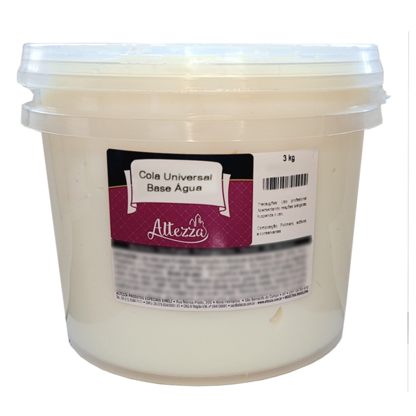 Cola Universal 3 Kg Para Gesso, Renda, Acrílicos, Pastilhas,