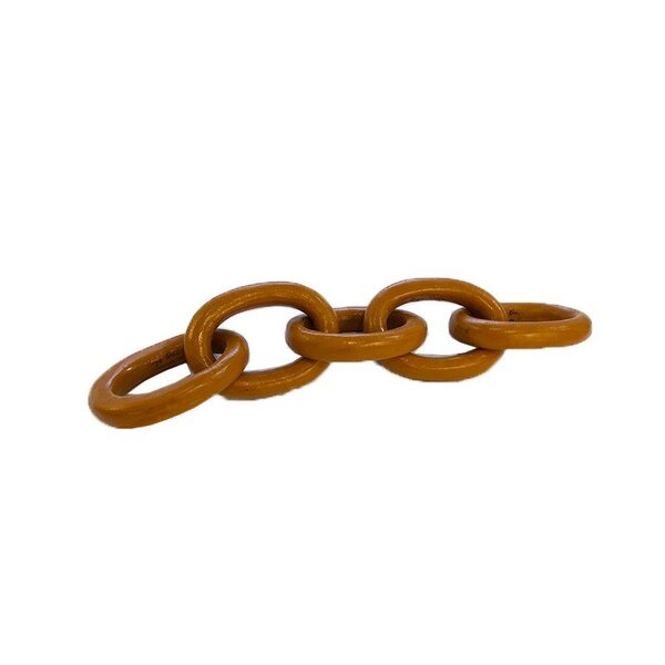 Colar De Mesa Decorativo Corrente De Cerâmica 5 Elos Lili Cas