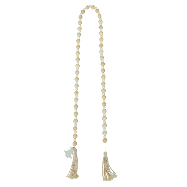 Colar Decorativo Árvore Bege E Branco 180 Cm F04 - D'rossi