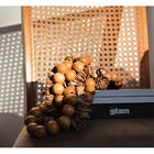 Colar Decorativo De Mesa Bege Bairagy 0,35 M