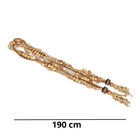 Colar Decorativo De Mesa Bege Potira 1,9 M