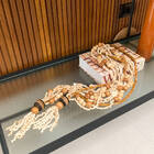 Colar Decorativo De Mesa Bege Potira 1,9 M