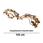 Colar Decorativo De Mesa Laranja Uacari 1,45 M