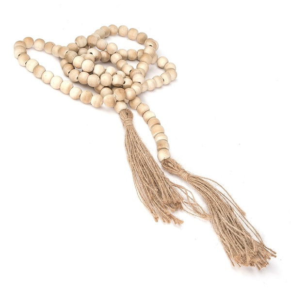 Colar Decorativo De Mesa Madeira Natural 200cm Hd3006 Btc