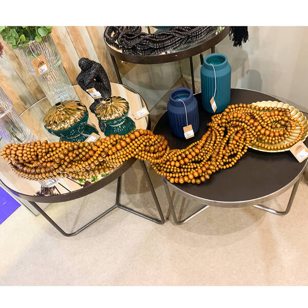 Colar Decorativo De Mesa Marrom Terrale 1,40m