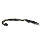 Colar Decorativo De Mesa Preto E Branco Anahi 1,40 M