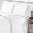 Colcha Aconchego Avulso Casal Queen Branco Casen