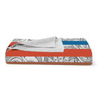 Colcha Allegro Casal Full Teka Laranja Un