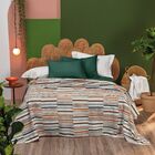 Colcha Allegro Casal Teka Verde Un