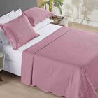 Colcha Berlin Domo Casal Queen 03 Peças Tecido Matelado Ultra