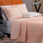 Colcha Bouti Julie Salmão Queen Dupla Face 03 Peças