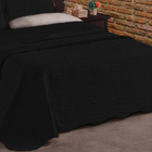 Colcha Bouti Petala 3pçs Cobre Leito Dupla Face Casal Queen P