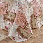 Colcha Boutty Casal King 3 Peças Dupla Face -  Rosê - 100% Po