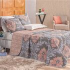 Colcha Boutty Casal Padrão 3 Peças Dupla Face -  Kendra Salmão