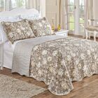 Colcha Boutty Casal Queen 3 Peças Dupla Face -  Cáqui - 100%