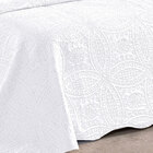 Colcha Branca King Bouti Dupla Face Matelada Ultrassônico 3 P