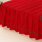 Colcha Bruna Casal Casa Dona 3 Pecas Vermelho