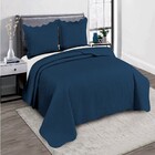 Colcha Bullet Solteiro 160x230 Marinho 19-4028 Camesa