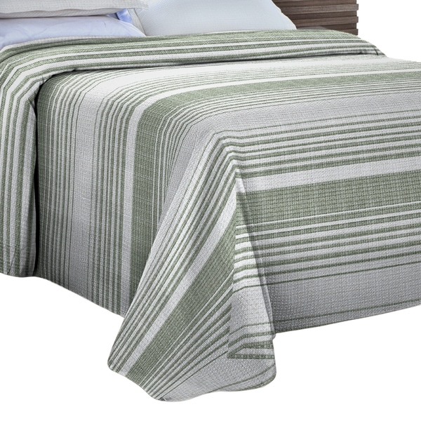 Colcha Cama De Casal Padrão Piquet Cobre Leito 2 M X 2,20 M L